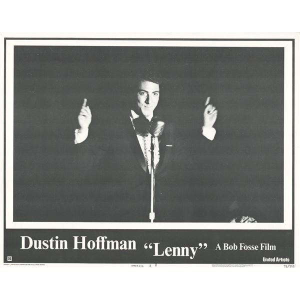 Lenny 1974 original vintage lobby card