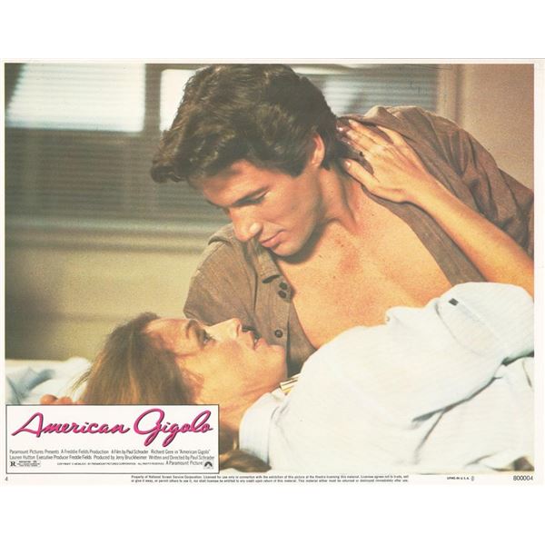 American Gigolo 1980 original vintage lobby card