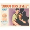Image 1 : About Mrs. Leslie 1954 original vintage lobby card