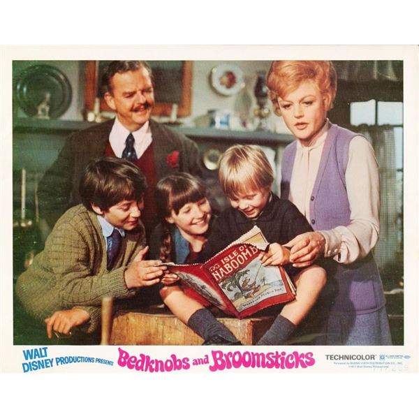 Bedknobs and Broomsticks 1971 original vintage lobby card