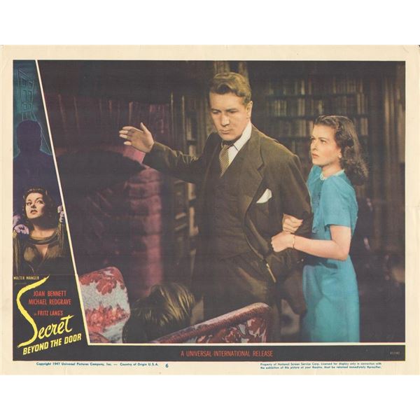 Secret Beyond the Door 1947 original vintage lobby card