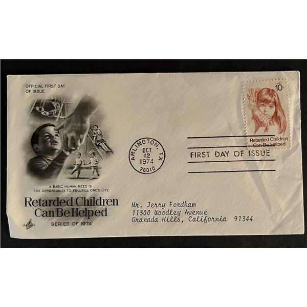 Children Can Be Helped First Day Cover