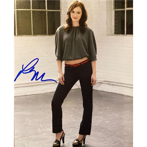 Gossip Girl Leighton Meester signed photo