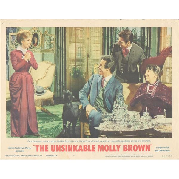 The Unsinkable Molly Brown 1964 original vintage lobby card