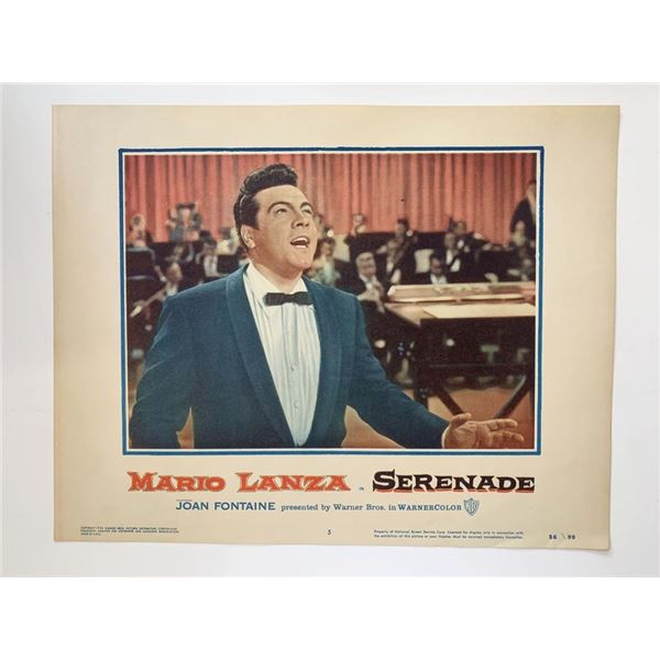 Serenade original 1956 vintage lobby card