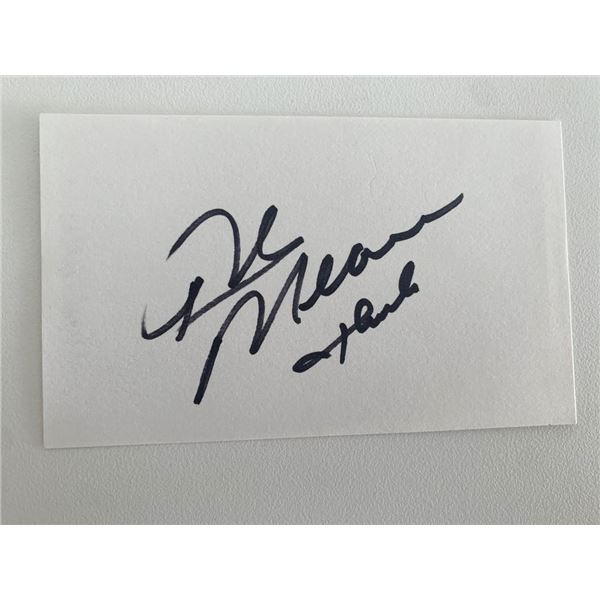 Indy Car Racer Rick Mears original signature