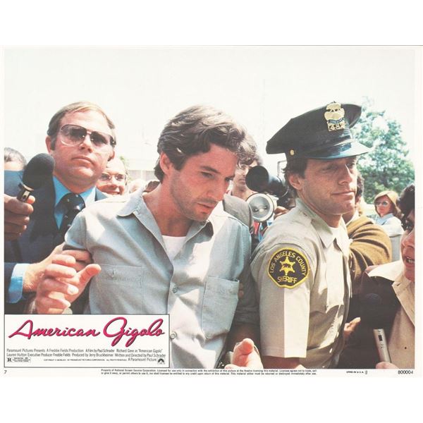 American Gigolo 1980 original vintage lobby card