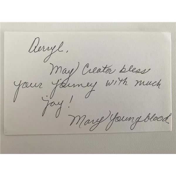 Mary Youngblood original signature