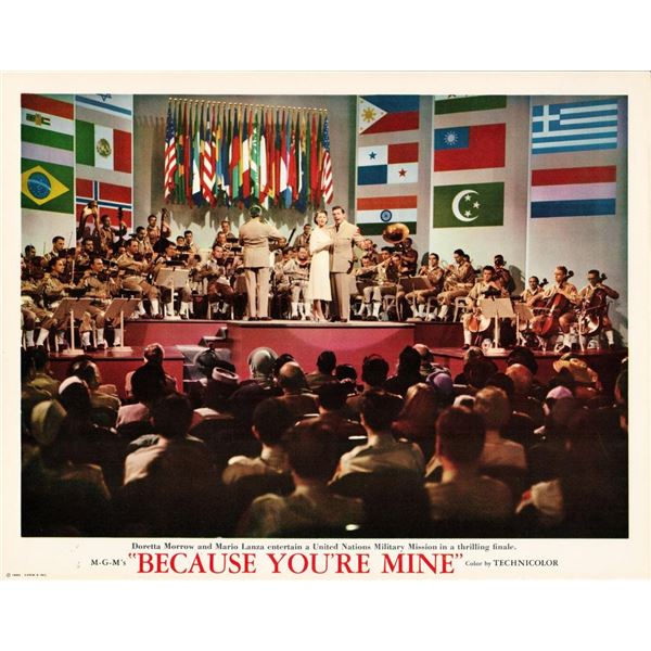 Because You're Mine _x000d_  1952 original vintage lobby card