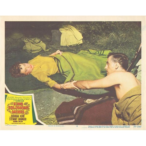 King Solomon's Mines 1950 original vintage lobby card