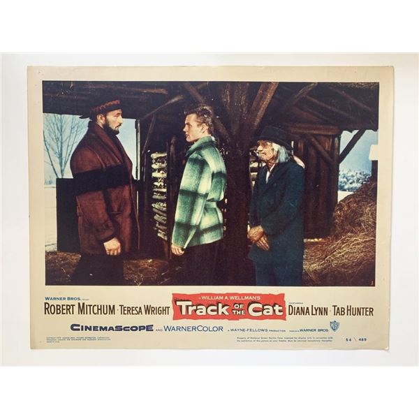 Track of the Cat original 1954 vintage lobby card