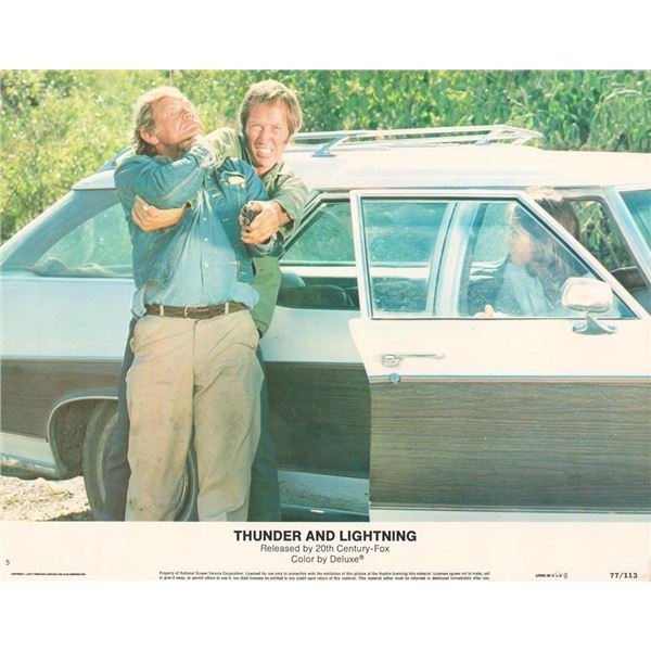 Thunder and Lightning set of 8 original lobby cards