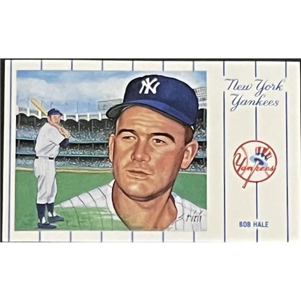 1961 New York Yankees Team Bob Hale Postcard Series No.3. Card 3 of 12