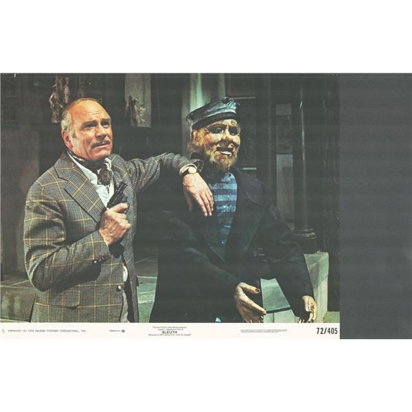 Sleuth 1972 original vintage lobby card