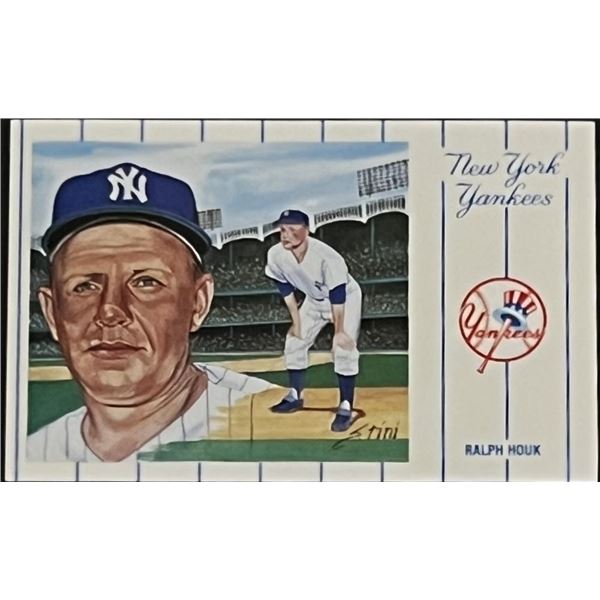1961 New York Yankees Team Ralph Houk Postcard Series No.1. Card 10 of 12