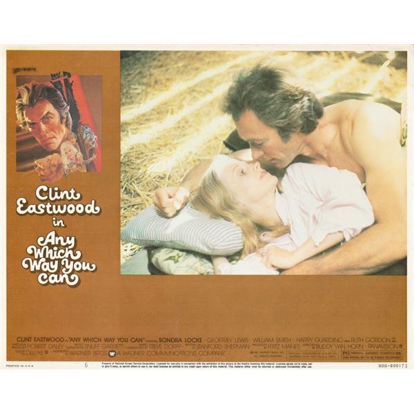 Any Which Way You Can 1980 original vintage lobby card