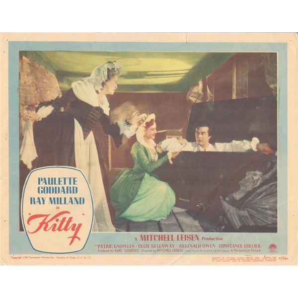 Kitty 1945 original vintage lobby card