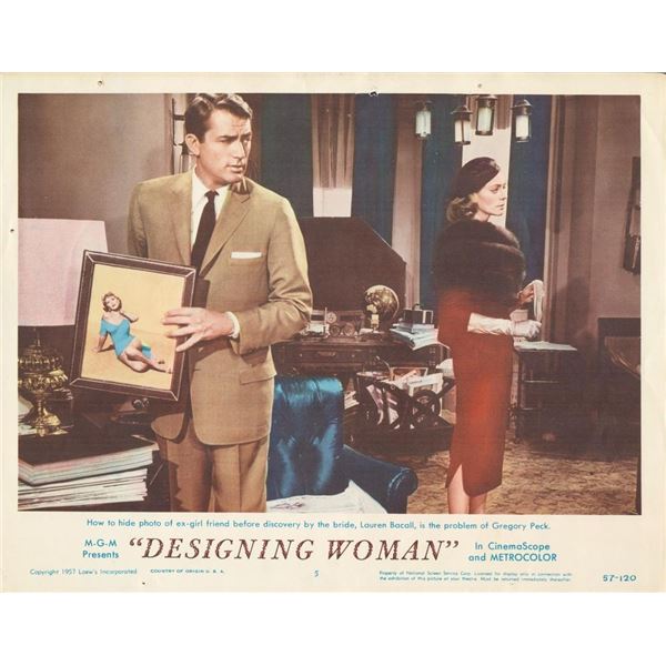 Designing Woman 1957 original vintage lobby card