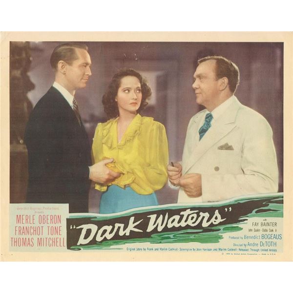 Dark Waters 1944 original vintage lobby card