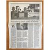 Image 1 : Harold Bergan Signed Newspaper Page