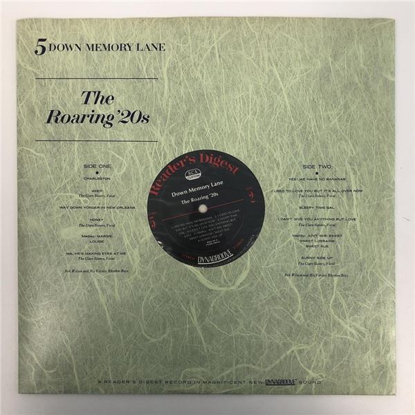 Down Memory Lane The Roaring 20s Album