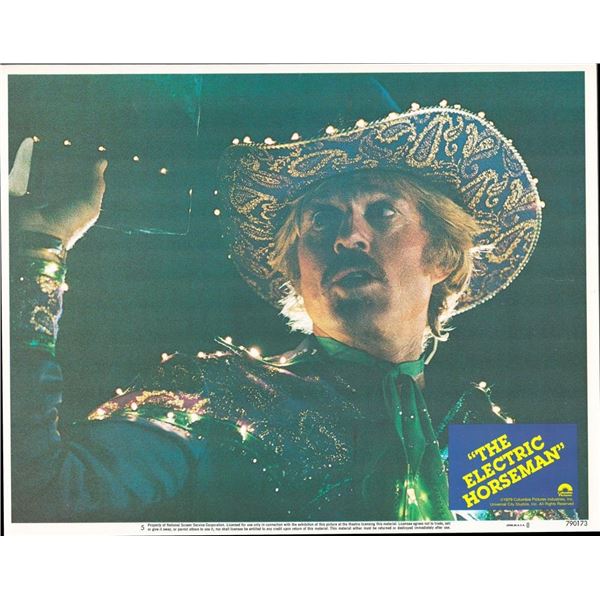 The Electric Horseman 1979 original vintage lobby card