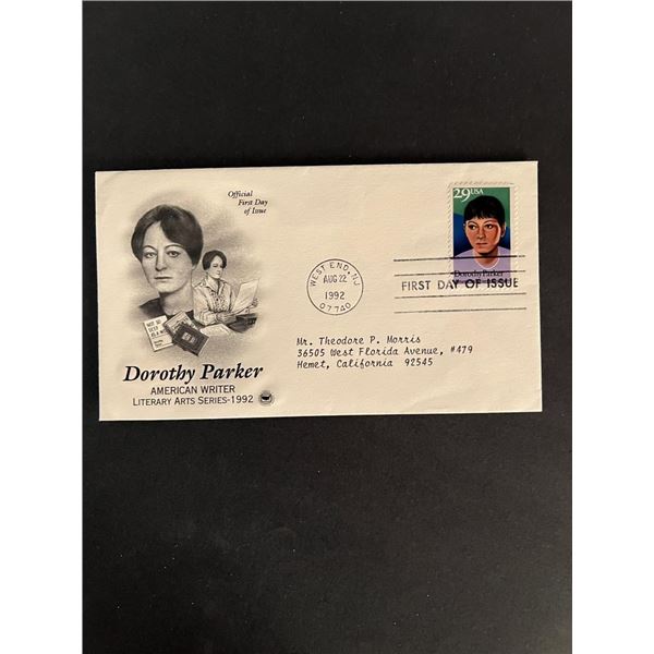 Dorothy Parker American Writer First Day Cover