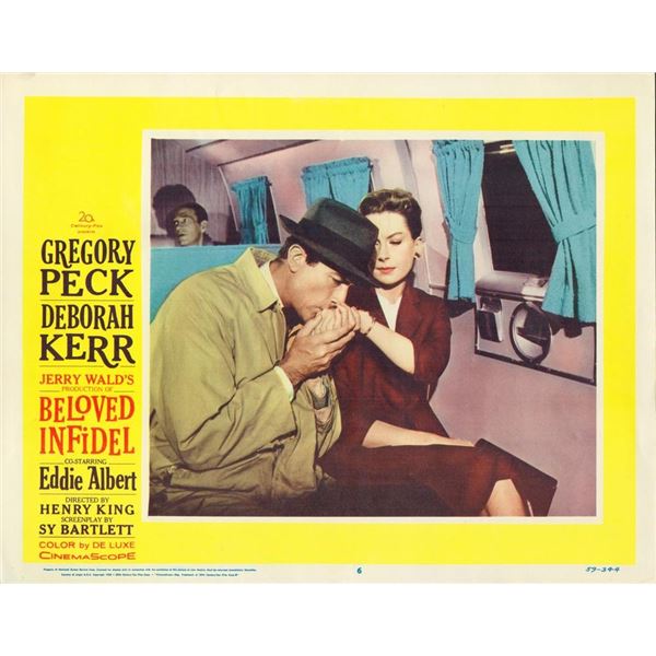 Beloved Infidel 1959 original vintage lobby card