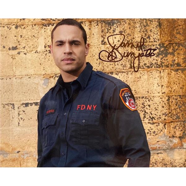 Rescue Me Daniel Sunjata signed photo