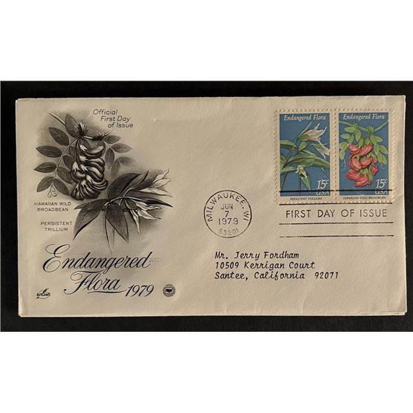 Endangered Flora First Day Cover