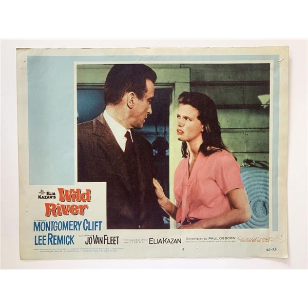 Wild River original 1960 vintage lobby card