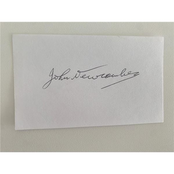 Australian Tennis Star John Newcombe original signature