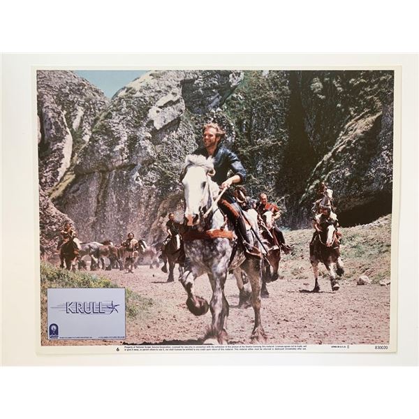 Krull original 1983 vintage lobby card