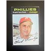 Image 1 : Philadelphia Phillies Frank Lucchesi Signed Baseball Trading Card
