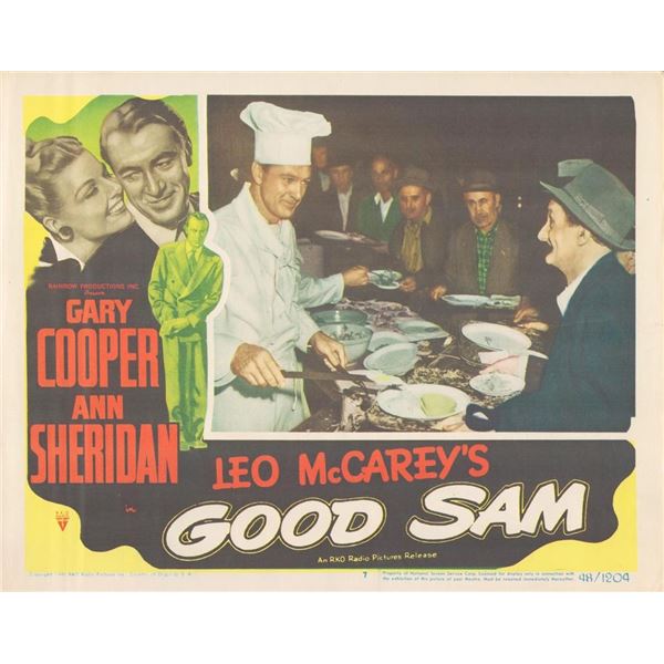 Good Sam 1948 original vintage lobby card