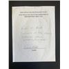 Image 1 : Dennis Biddle Signed Note