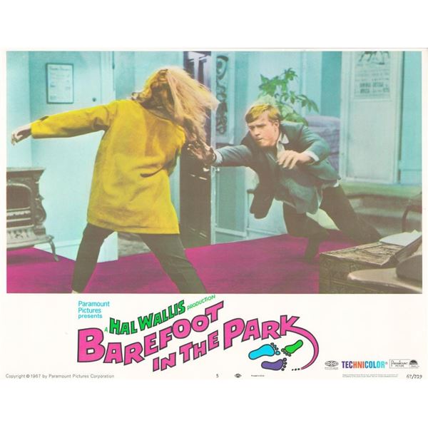 Barefoot in the Park 1967 original vintage lobby card