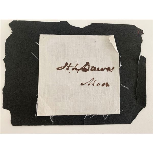 HL Davever signature cut