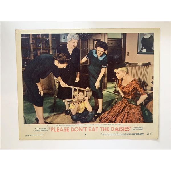 Please Don't Eat the Daisies original 1960 vintage lobby card