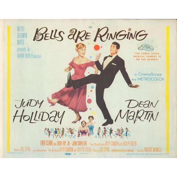 Bells Are Ringing set of 8 original lobby cards