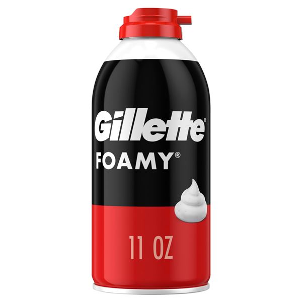 NEW 3 X 311G GILLETTE FOAMY REGULAR SHAVE FOAM