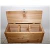 Image 1 : 3 COMPARTMENT WOOD BOX