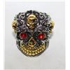 Image 1 : MEXICAN "DEATH HEAD" RING SZ