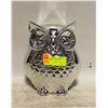 Image 1 : CERAMIC OWL HOME DECOR, SILVER COLOR