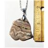 Image 1 : 24)  NATURAL MEXICAN CRAZY LACE AGATE FREE