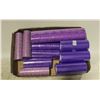 Image 1 : NEW 14 ROLLS OF PURPLE LACE AND CHIFFON
