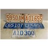 Image 1 : VINTAGE CAR LICENSE PLATES