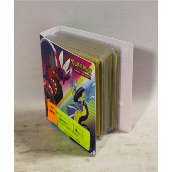 MINI BINDER WITH 60 CARDS - POKEMON