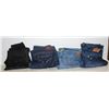 Image 1 : 4 PAIRS LADIES LARGE JEANS 13-14