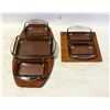 Image 1 : DANISH MODERN TEAK SERVING TRAYS